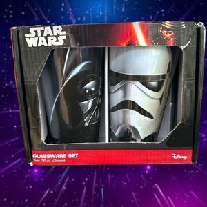 Star Wars Empire Strikes Back Darth Vader & StormTrooper 2 Pc 16oz Glassware Set